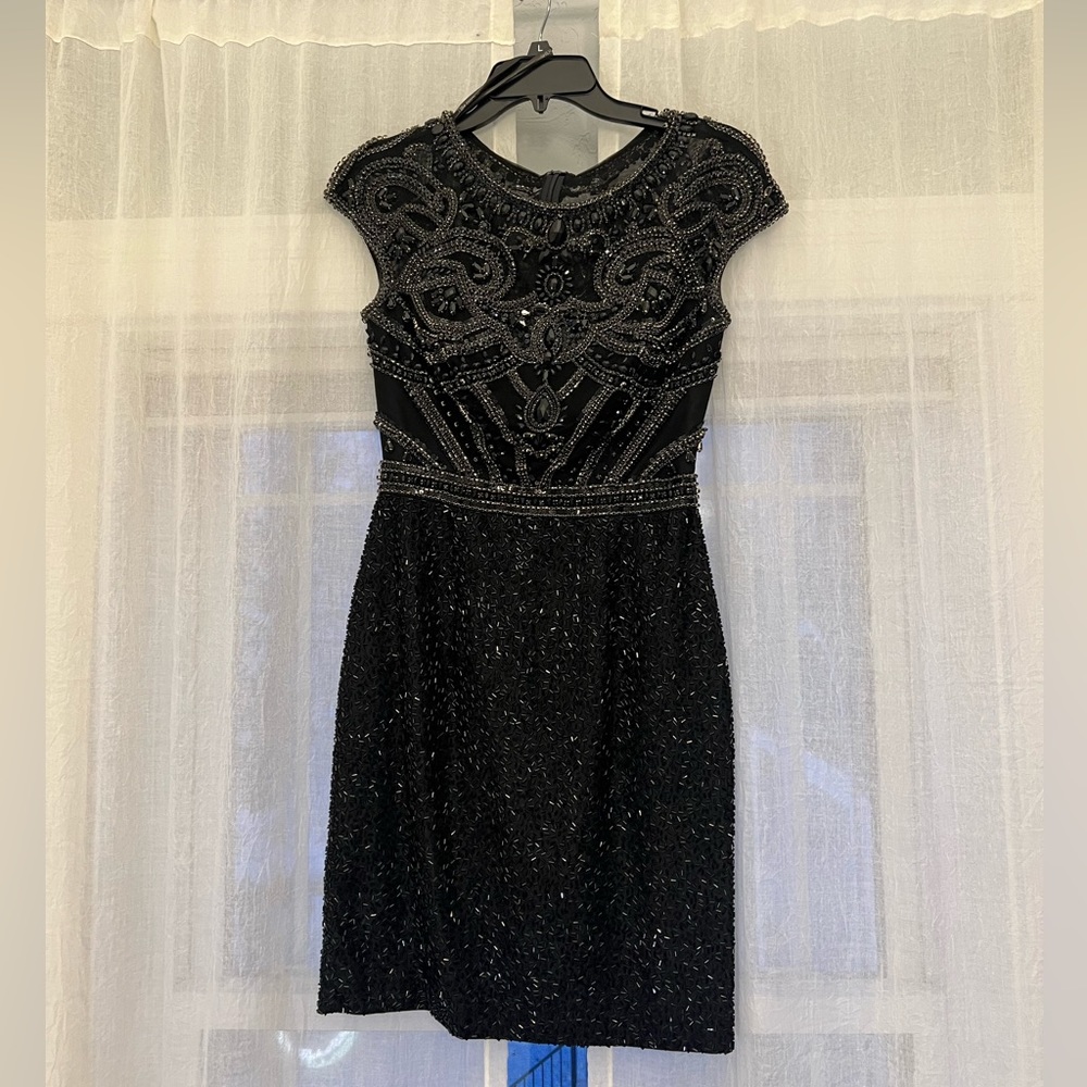 Sherri Hill Black Cocktail Dress Size 2